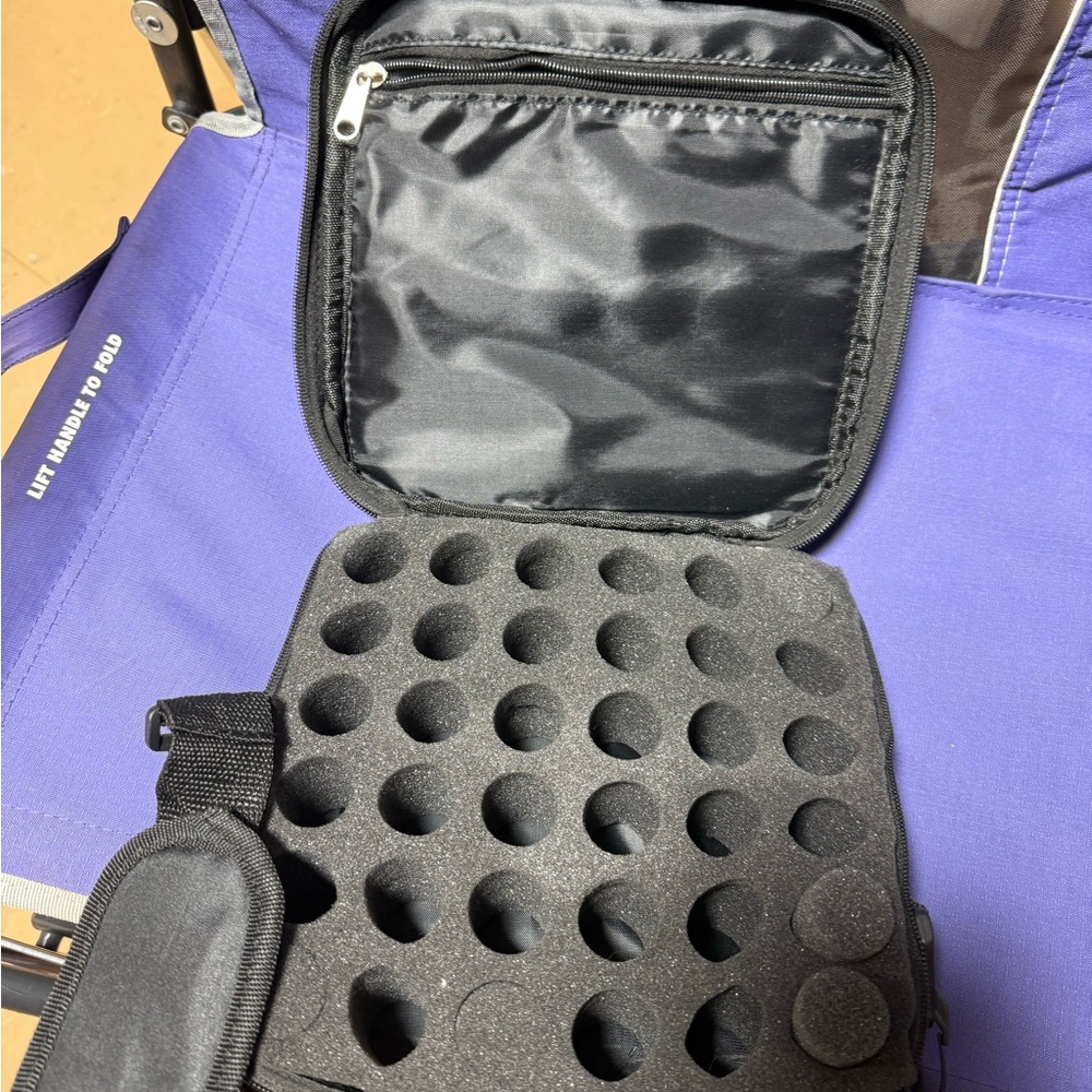 Black Camera Lens Storage Bag